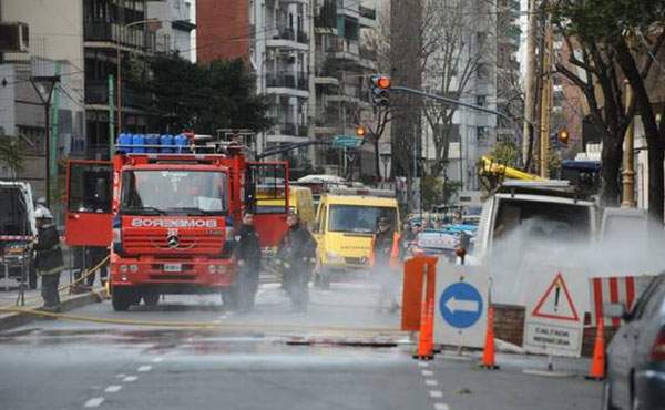 Los trabajadores no contaban con máscaras ni otros elementos básicos de protección