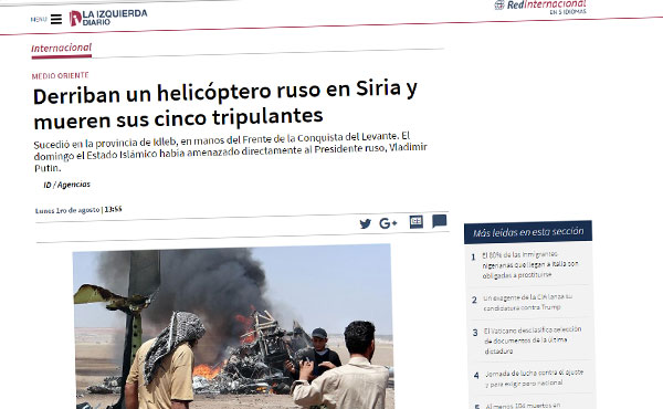 La Izquierda Diario (PTS) difunde la versión de los genocidas