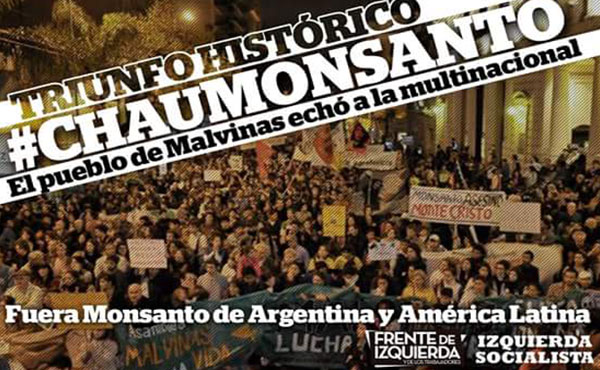 Monsanto ordenó desarticular la planta para procesamiento de maíz que desde hace casi cuatro años intentaba levantar en la localidad cordobesa de Malvinas Argentinas