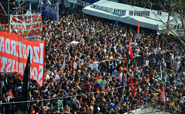 Concentración frente a los tribunales