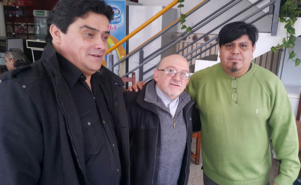 Manuel Piris, Jorge Lemos y Roberto Silvi