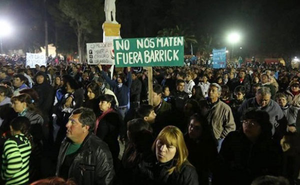 Jáchal: una trinchera contra la Barrick