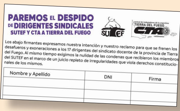 Mandar los petitorios escaneados a mbustamante83@gmail.com o entregar en la CTA (A), Lima 609, CABA. 