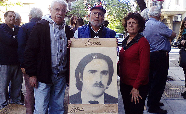 Miguel Sorans, Rogelio Senar (hermano de Alberto) y Laura Marrone