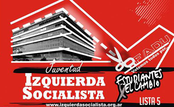 En las elecciones del Centro de Estudiantes de esta facultad (CEADIG) se impuso “Estudiantes x el Cambio” lista compuesta por Comunismo Revolucionario, PO, La Mella, Juventud de Izquierda Socialista y 500 estudiantes no agrupados que se presentaron como candidatos.