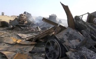 El bombardeo destruyó radares costeros. 