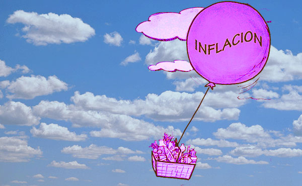 La inflación le gana por lejos la carrera a los salarios.