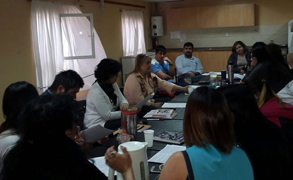 Primera reunión de la nueva directiva de Adosac Pico Truncado