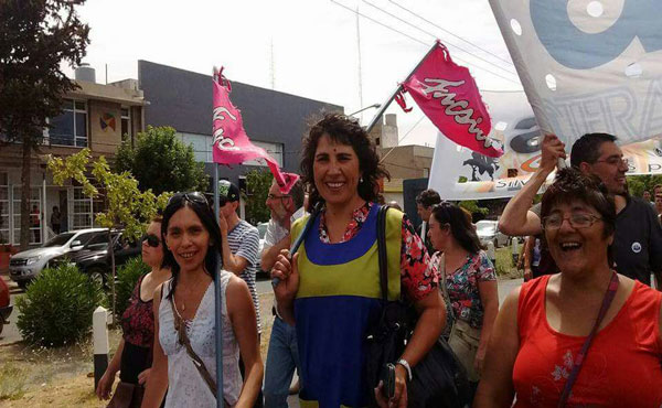 Angélica Lagunas actual secretaria general de los docentes de capital