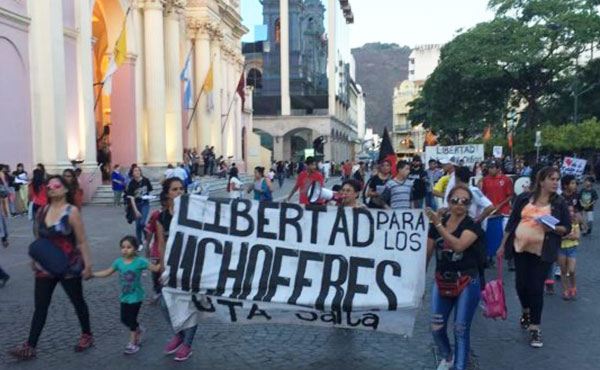 Protesta en Salta