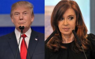 Cristina reivindicó a Donald Trump