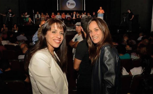 Donda con Malena Galmarini del Frente Renovador