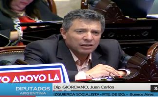 Giordano oponiéndose al impuesto al salario