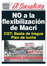 Tapa de la edici&oacute;n N&deg;339 de nuestro peri&oacute;dico El Socialista - 1 de febrero de 2017