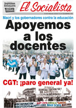 Tapa de la edici&oacute;n N&deg;340 de nuestro peri&oacute;dico El Socialista - 15 de febrero de 2017