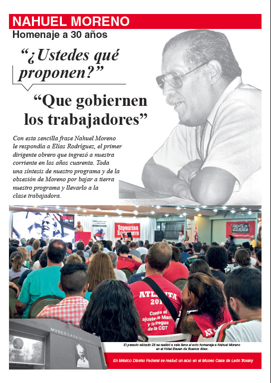 Contratapa de la edición N°339 de nuestro periódico El Socialista