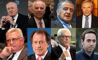 1. Paolo Rocca 2. Bulgheroni 3. Eurnekian 4. Roemmers 5. Perez Companc 6. Brito 7