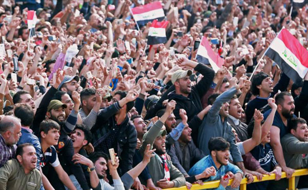 Decenas de miles de iraqu&iacute;es se han manifestado el 24 de marzo en Bagdad