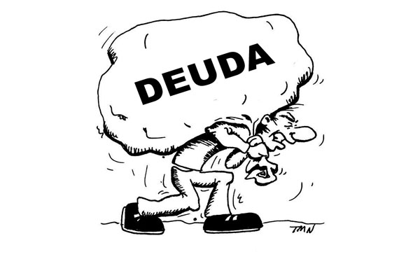 sigue el crecimiento de la deuda externa