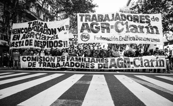 marcha de los trabajadores de agr clarim