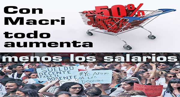 todo aumenta menos los salarios