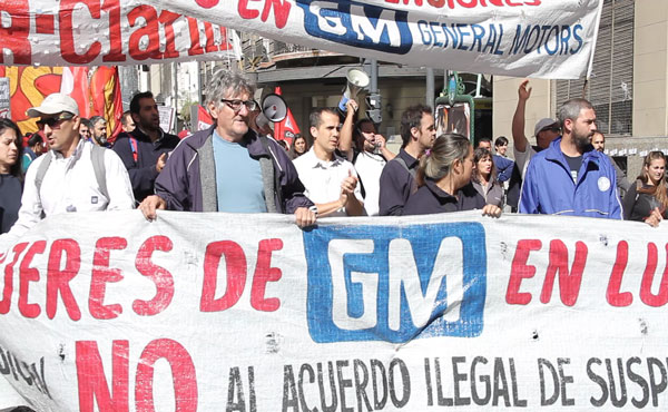 trabajadores de general motors en buenos aires