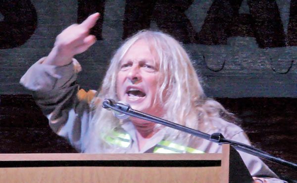 ruben pollo sobrero secretario general de la union ferroviaria seccional oeste