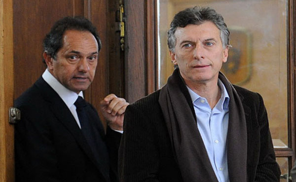 scioli macri dos caras de la misma moneda