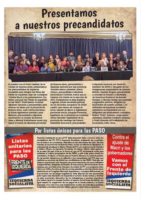 Contratapa de la edición N°349 de nuestro periódico