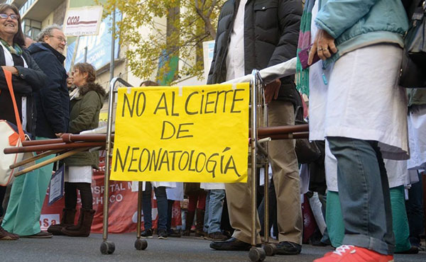 Reclamos ante los cierres de salas hospitalarias