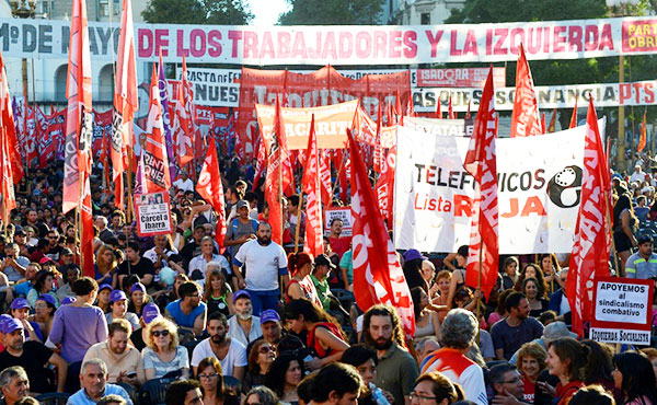 el frente de izquierda debe presentar lista unica en PASO