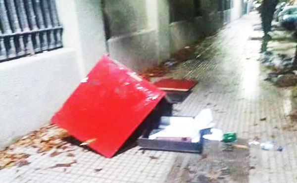 Ataque a espacio de izquierda socialista