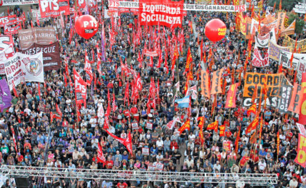 en defensa de la unidad del frente de izquierda