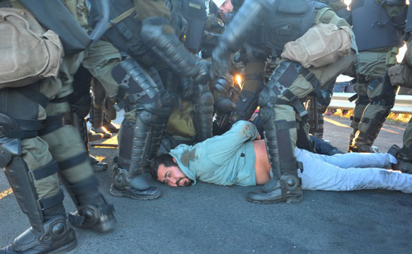 represion contra trabajadores estatales