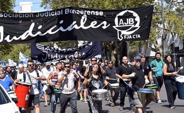 Judiciales bonaerenses continua la lucha salarial 2