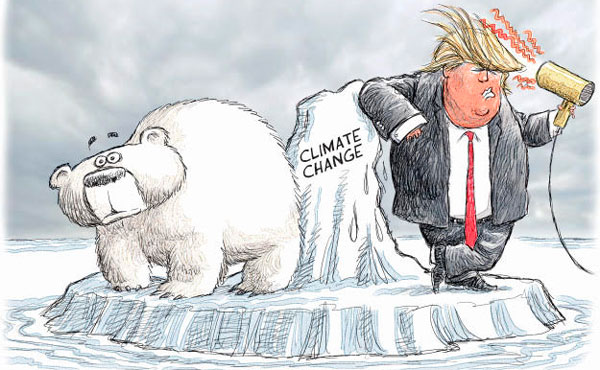 Dibujo de Nick Anderson en el diario estadounidense Houston Chronicle