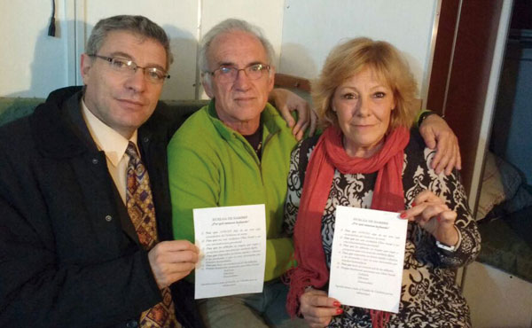 huelga de hambre contra Apross