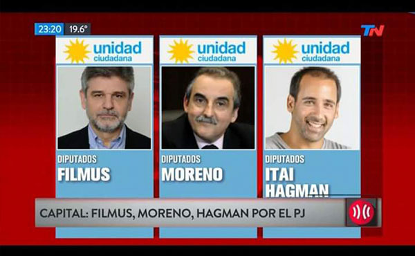 Itai Hagman Patria Grande con el PJ