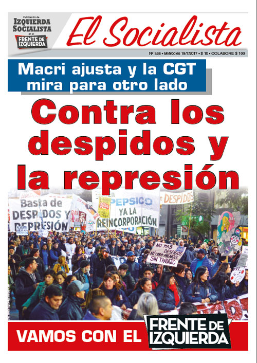 Tapa de la edición N°358 de nuestro periódico El Socialista