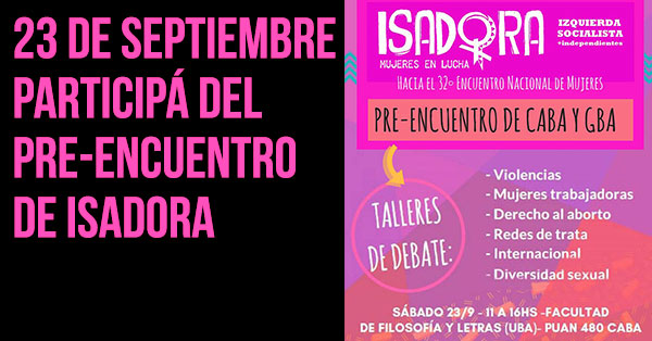 23 de Septiembre Isadora