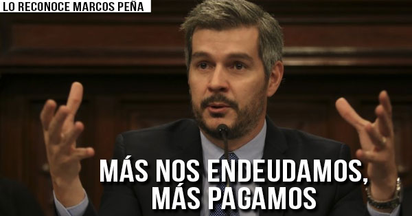 Mas nos endeudamos mas pagamos