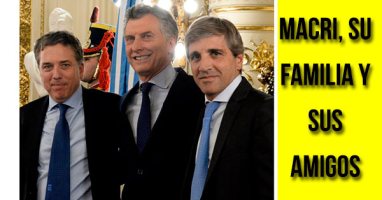 Macri su familia y sus amigos