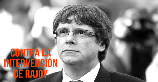 contra la intervencion de rajoy