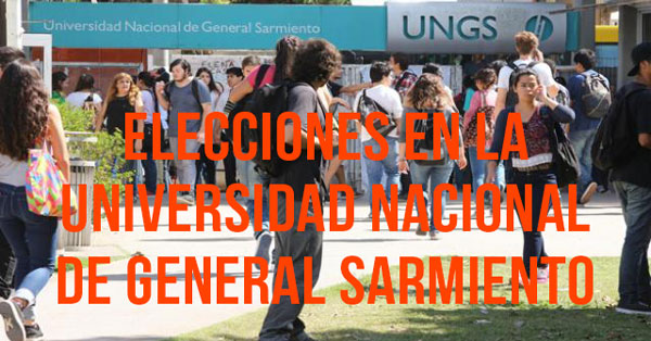 elecciones en la univesidad nacional de general sarmiento