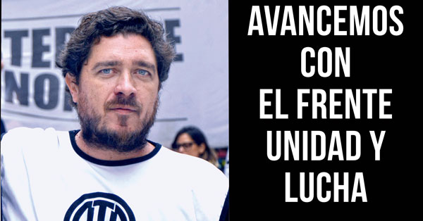 avancemos con el frente unidad y lucha