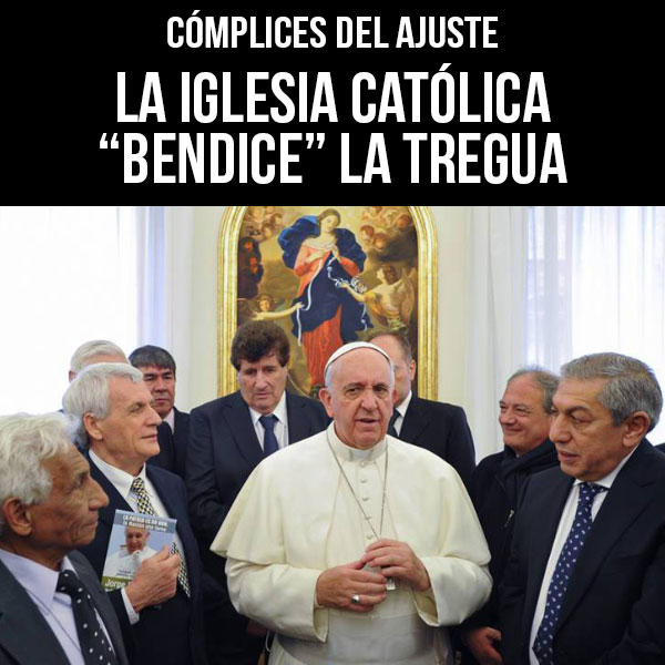 la iglesia catolica bendice la tregua