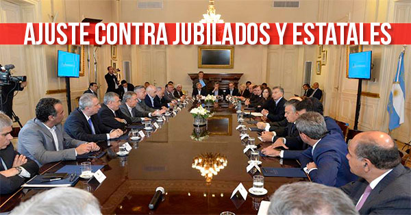 AJUSTE CONTRA JUBILADOS Y ESTATALES
