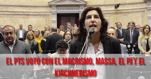PTS con los K massa y macri