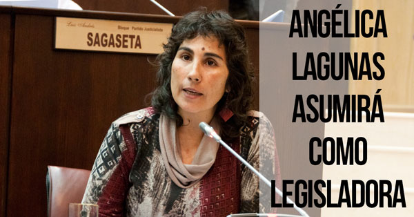 angelica lagunas asumira como legisladora