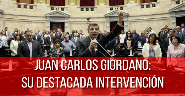 Giordano su destacada intervencion